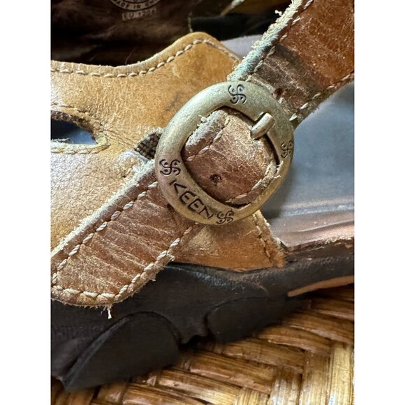 Keen Rialto II Naples Brown leather Sandals Size 9.5 - Picture 7 of 10